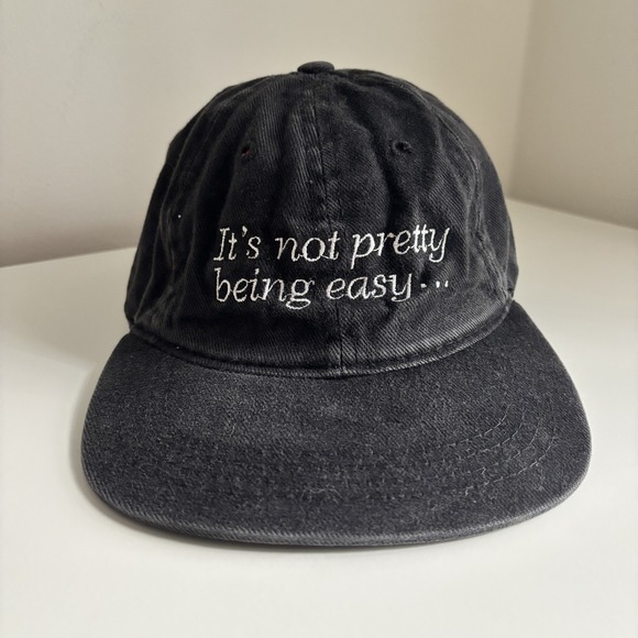 Headmaster Hat Cap Snap Back Embroidered Slogan It's Not Pretty Being Easy - Picture 5 of 8